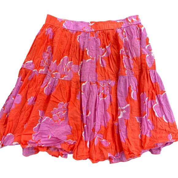 Old Navy y2k Cotton Floral Tiered Skirt - Size M - Picture 2 of 5
